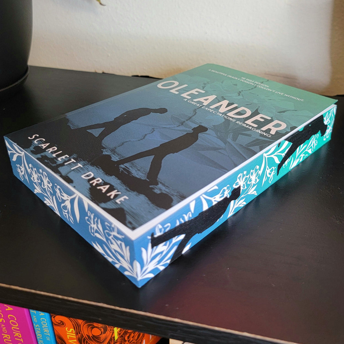 Oleander Sprayed Edge Book