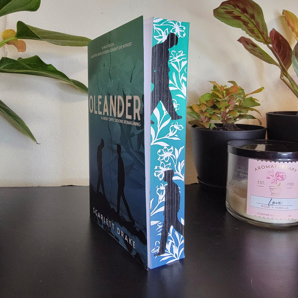 Oleander Sprayed Edge Book