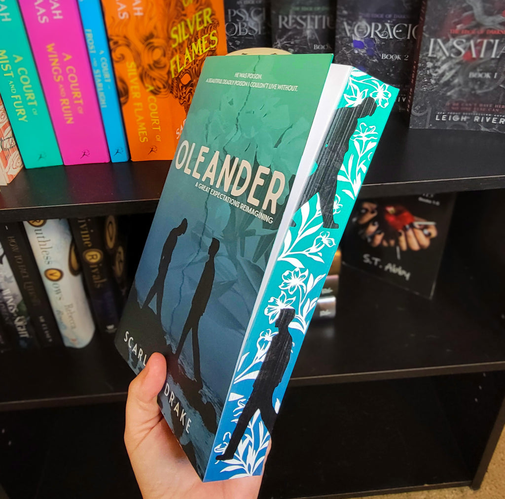 Oleander Sprayed Edge Book