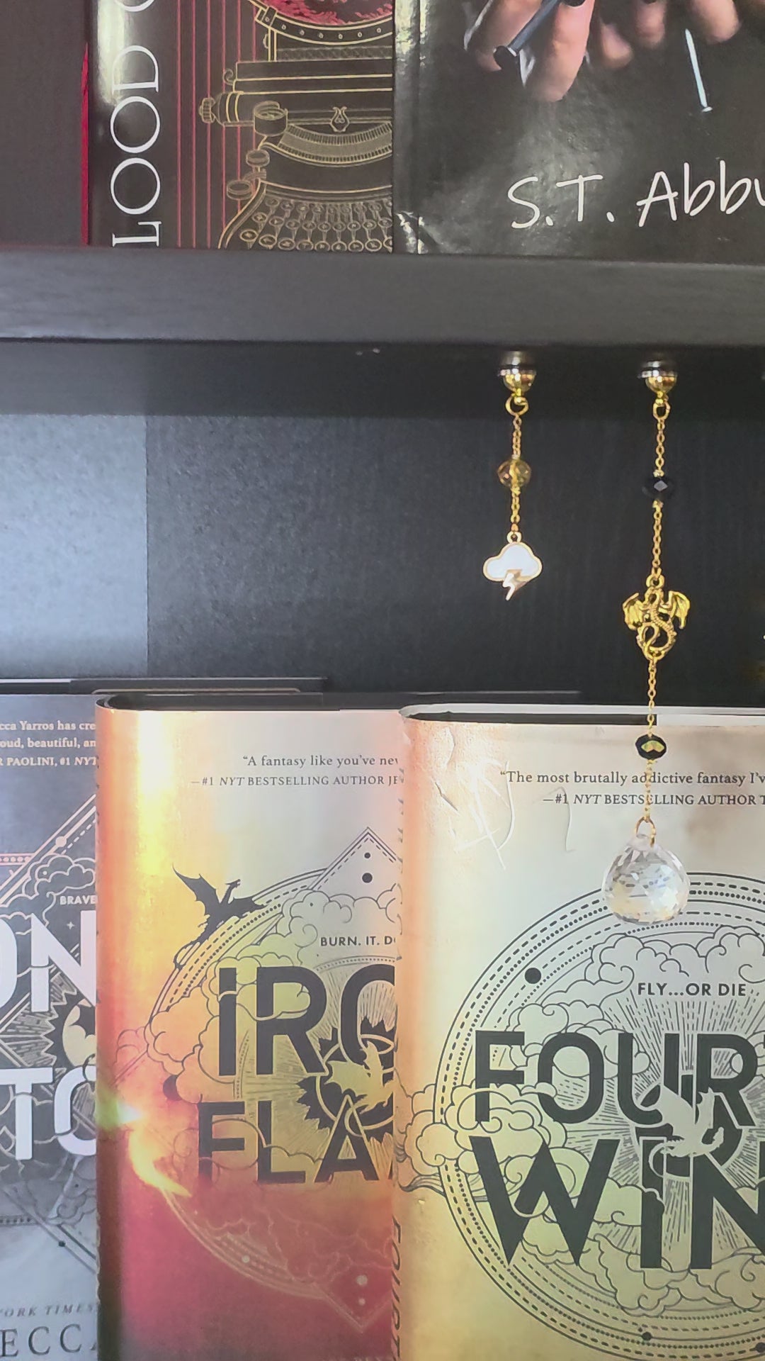Dragons & Lightning Bookshelf Charms