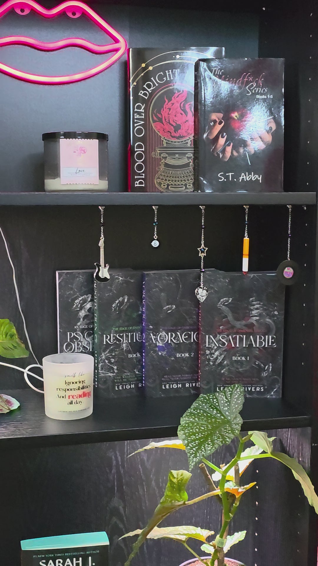 Rockstar Romance Bookshelf Charms