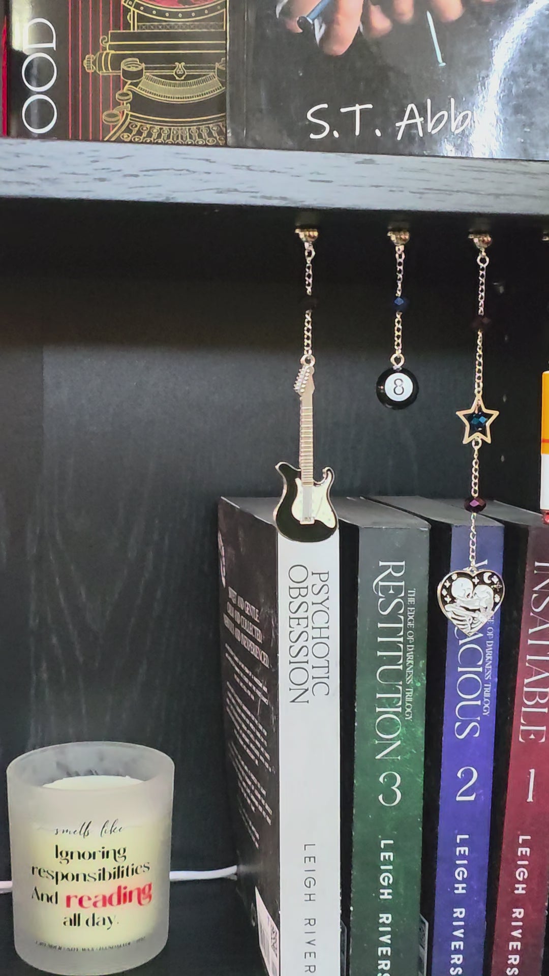 Rockstar Romance Bookshelf Charms