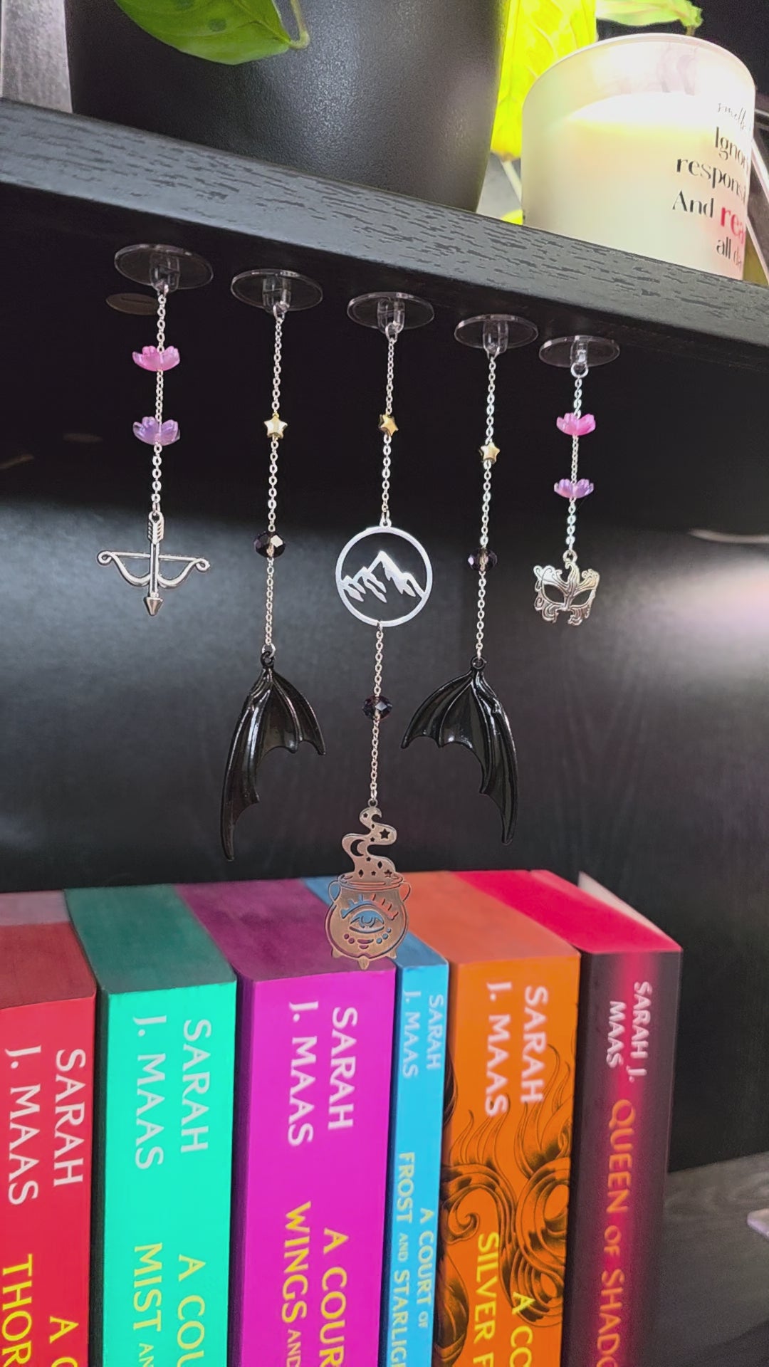 Wings & Stars Bookshelf Charms