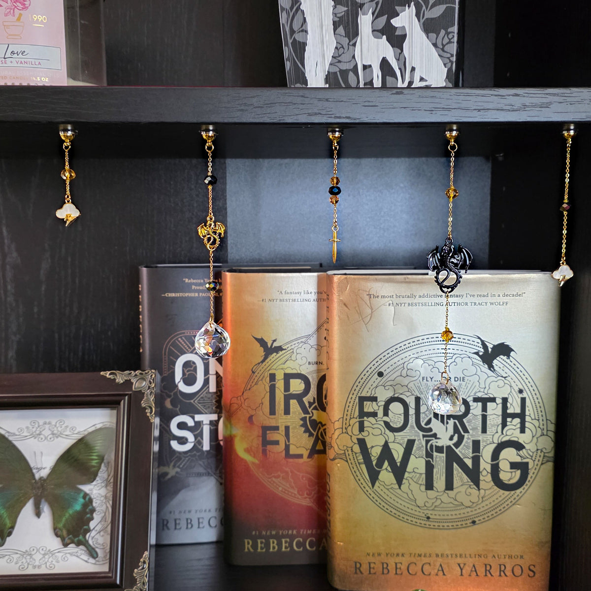 Dragons & Lightning Bookshelf Charms