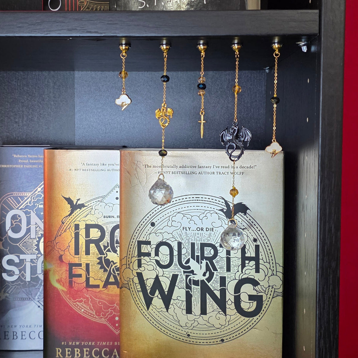 Dragons & Lightning Bookshelf Charms