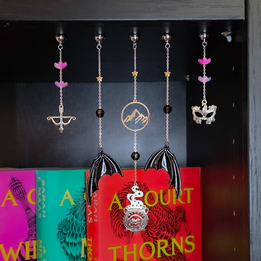 Wings & Stars Bookshelf Charms