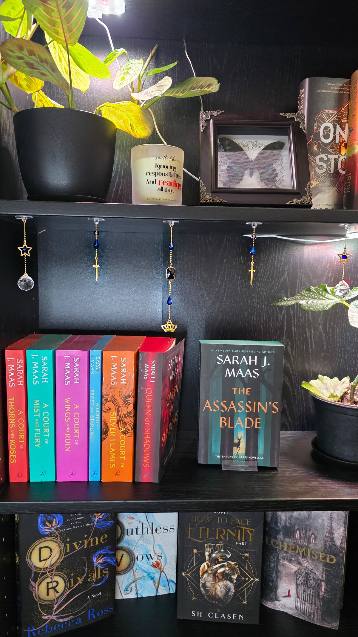 Crown & Sword Bookshelf Charms