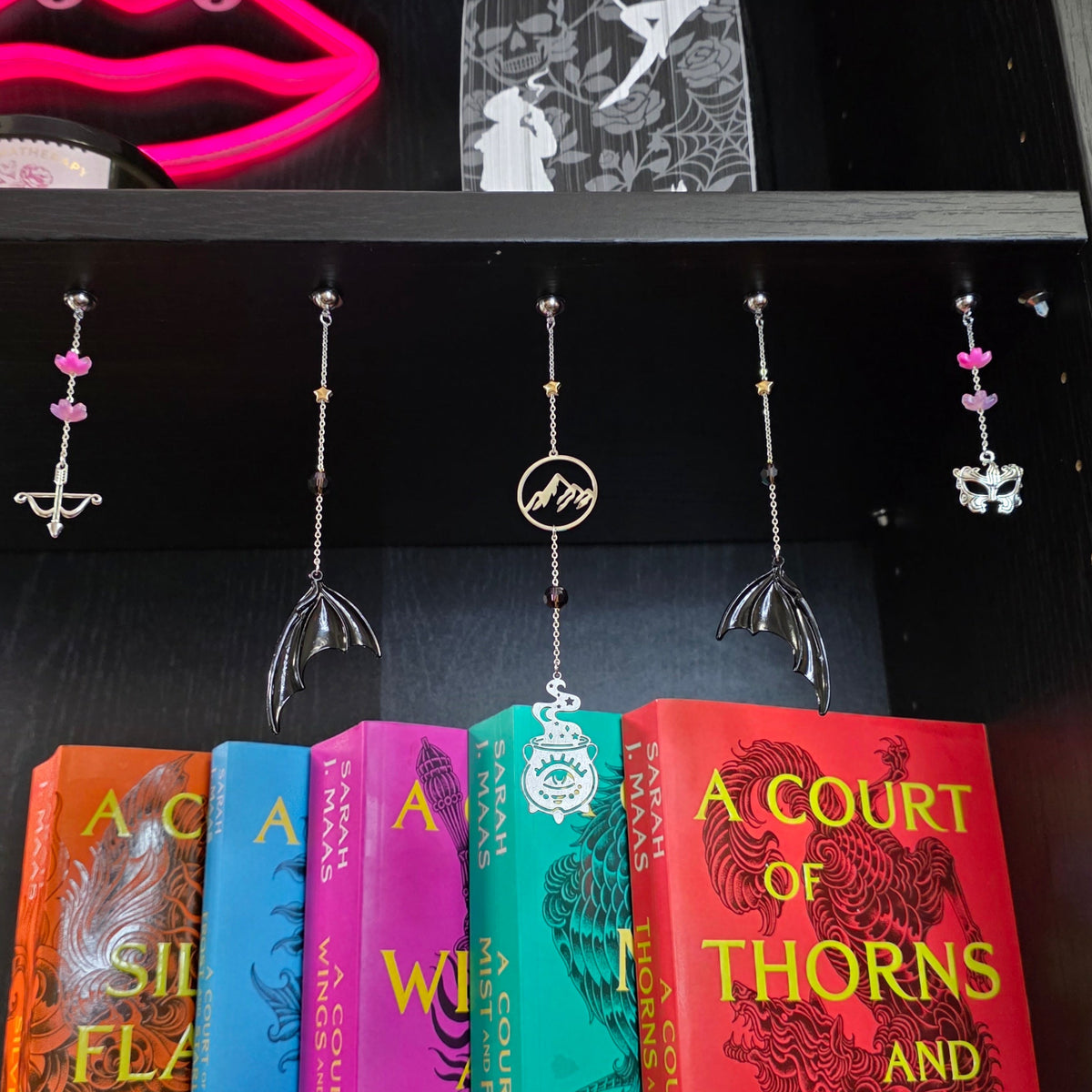 Wings & Stars Bookshelf Charms