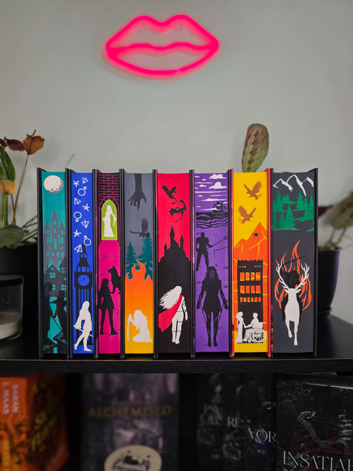 Throne of Glass Series Sprayed Edge Set