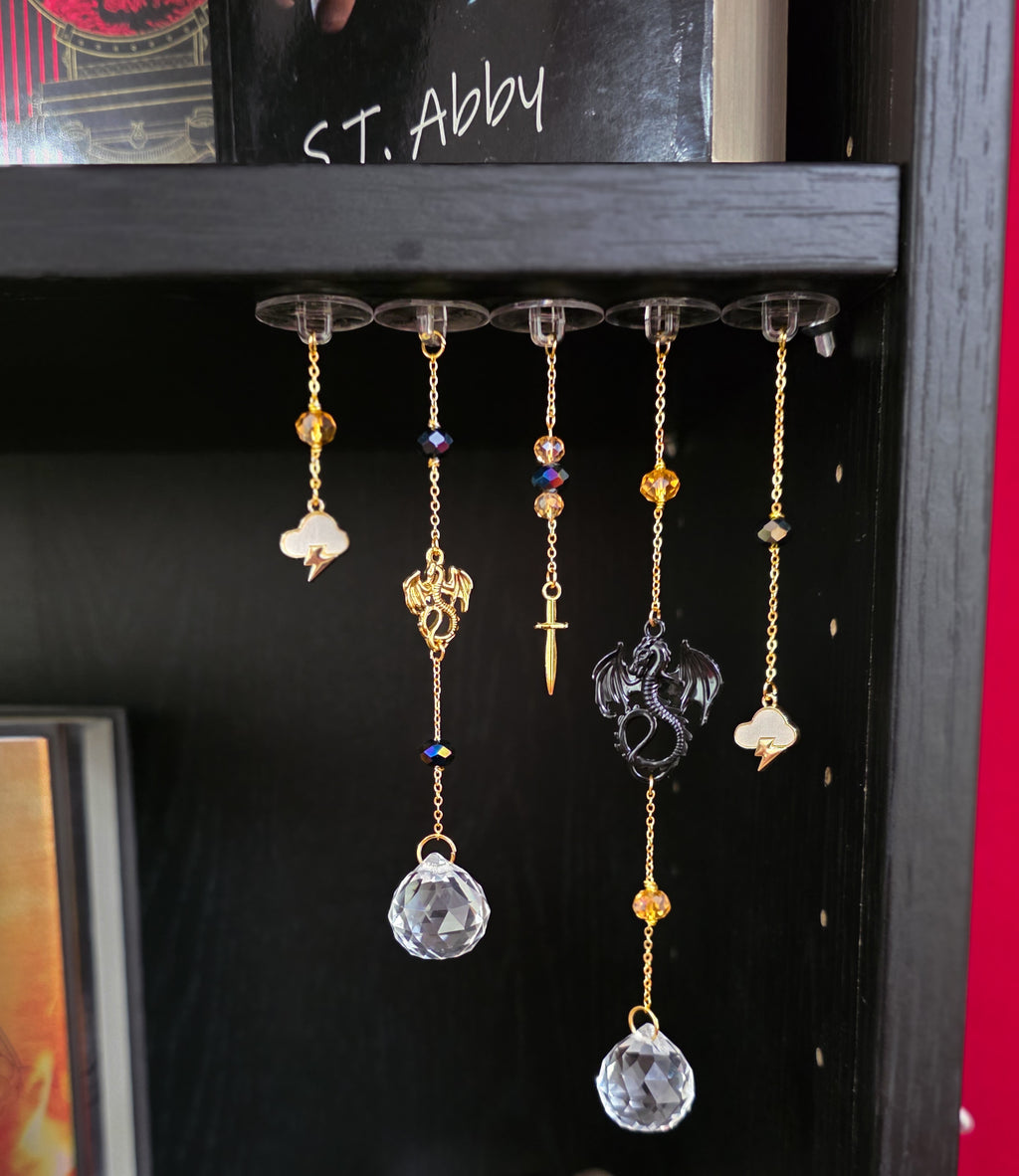 Dragons & Lightning Bookshelf Charms