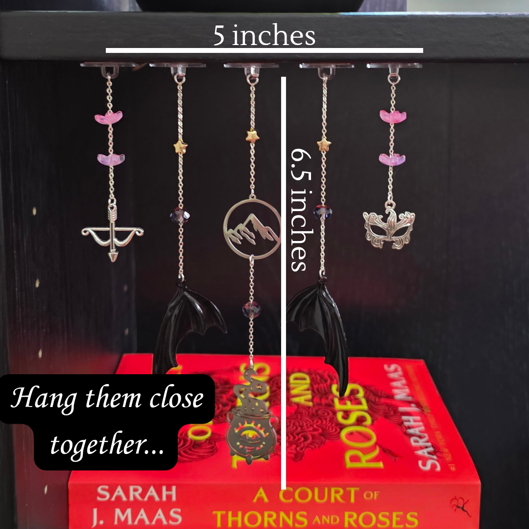 Wings & Stars Bookshelf Charms