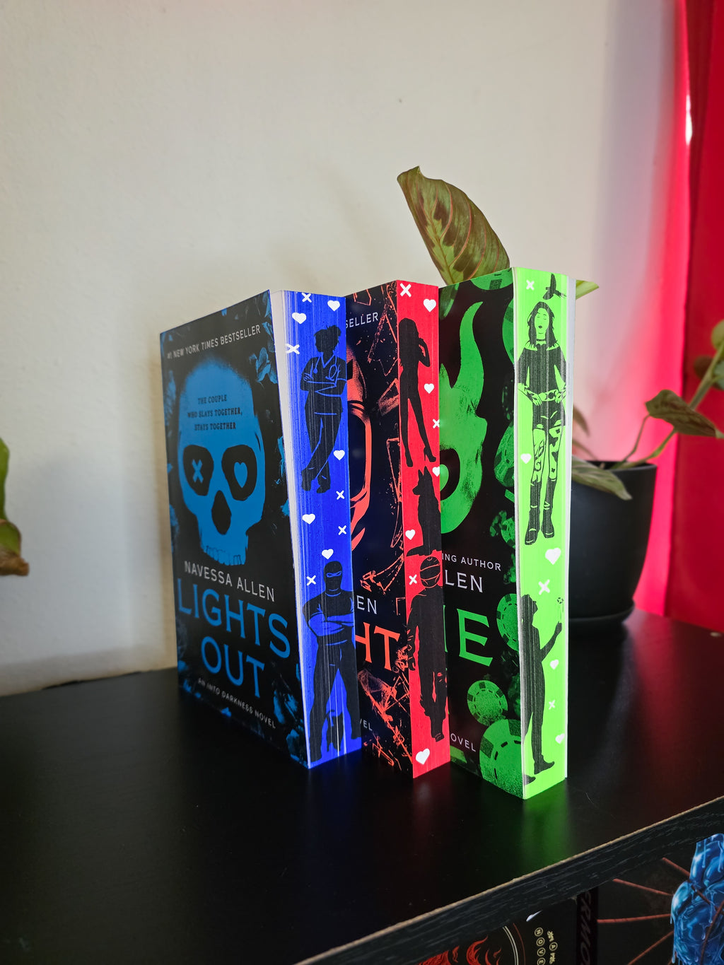 Into Darkness Series Sprayed Edge Book Set