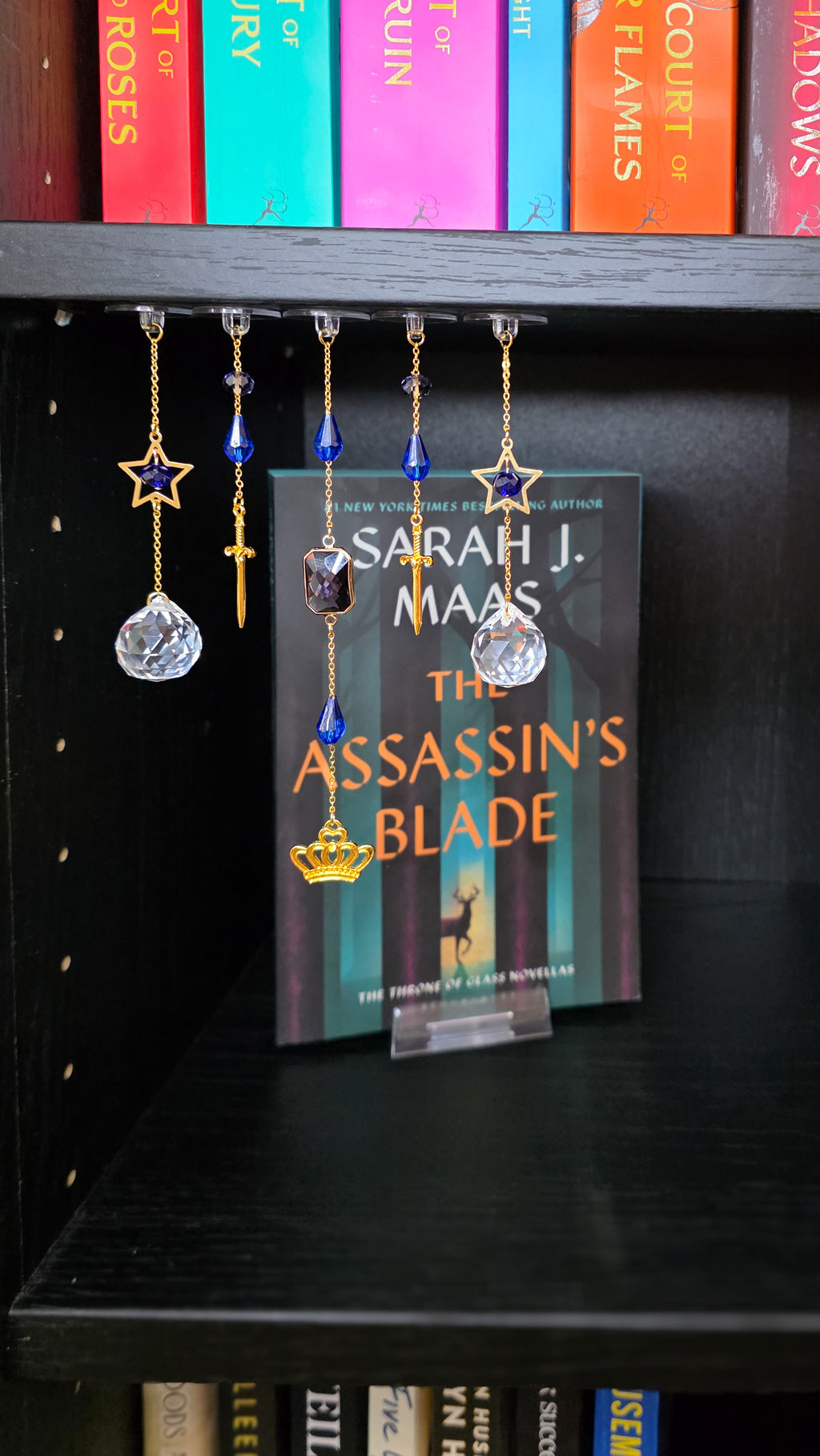 Crown & Sword Bookshelf Charms