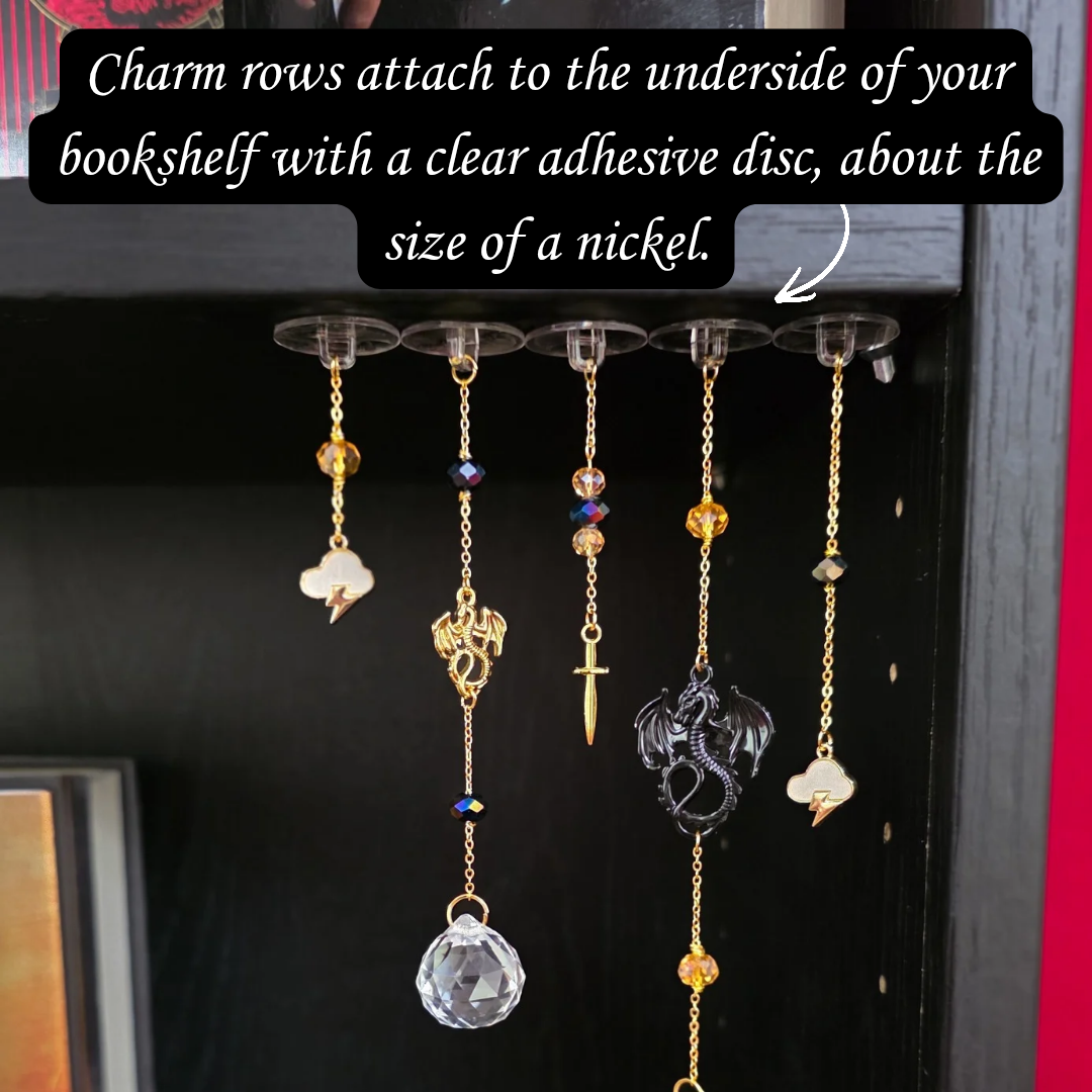 Dragons & Lightning Bookshelf Charms