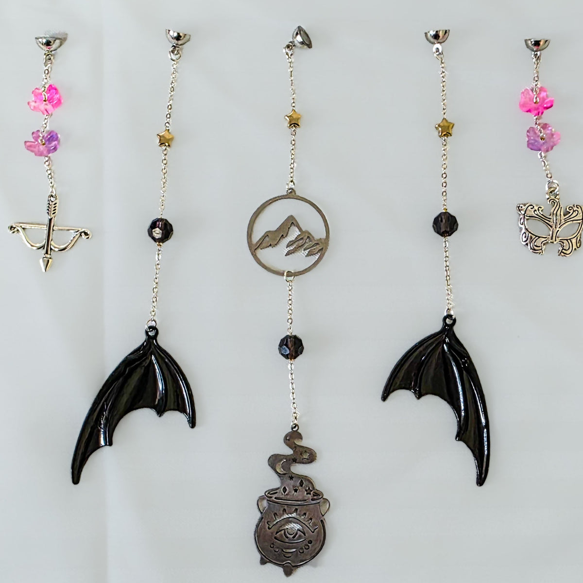 Wings & Stars Bookshelf Charms