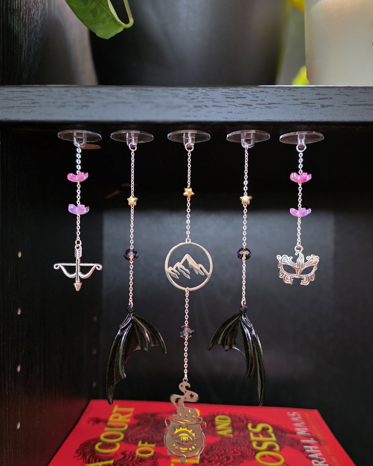 Wings & Stars Bookshelf Charms