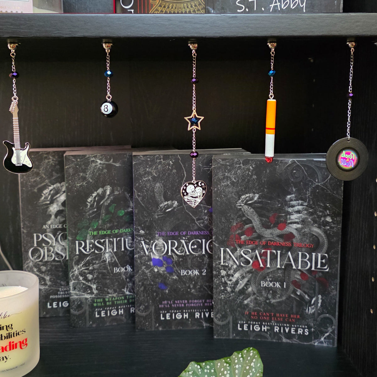 Rockstar Romance Bookshelf Charms