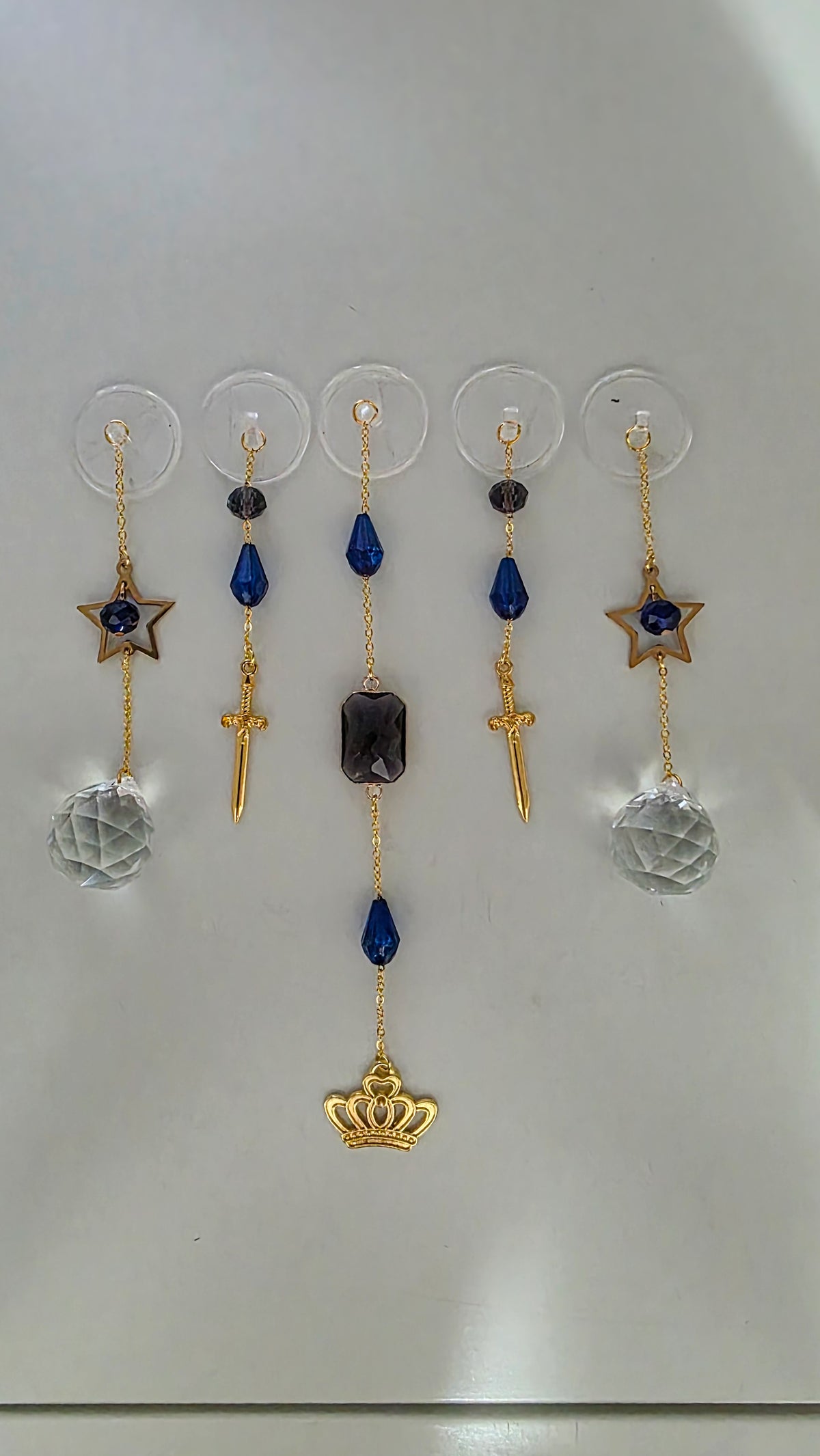 Crown & Sword Bookshelf Charms