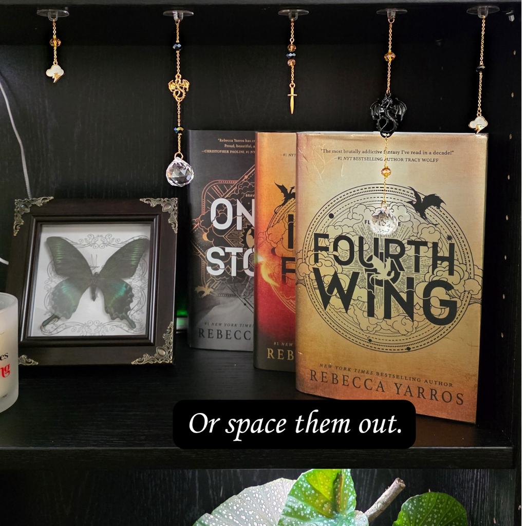 Dragons & Lightning Bookshelf Charms