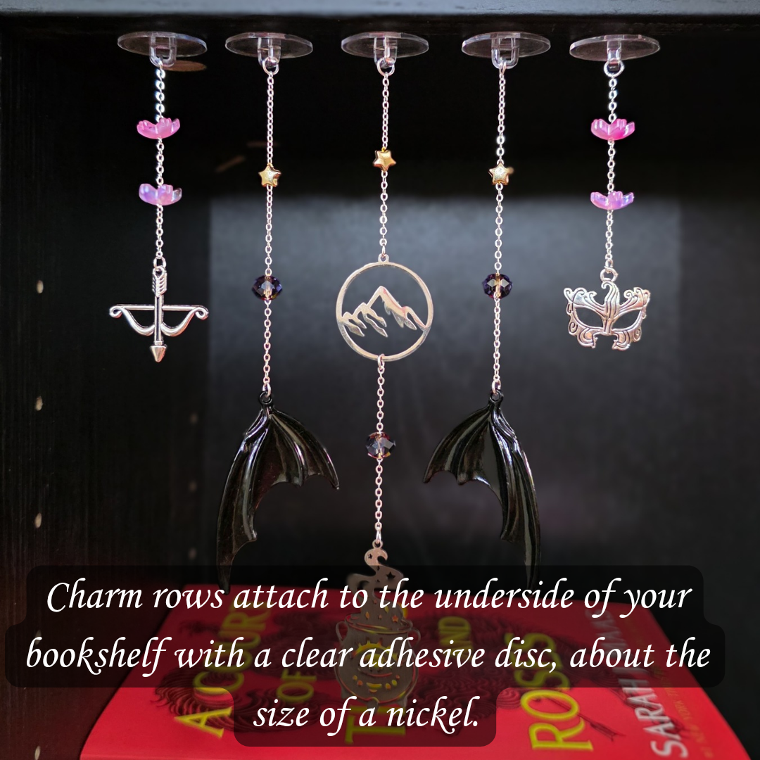 Wings & Stars Bookshelf Charms